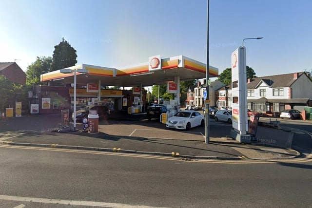 Petrol costs 143.8p at Shell's Boars Head Service Station, on Wigan Road, Standish