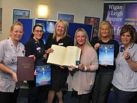 The Light for a Life campaign has been launched by Wigan and Leigh Hospice
