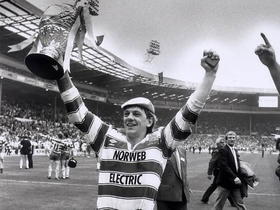 Steve Hampson, pictured at Wembley, will be at the Grand Arcade on Saturday