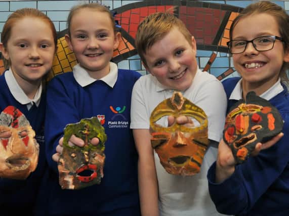 Pupils at Platt Bridge Community School have fun in lessons, they have new wicker animals sculptures and have been designing and building houses as part of their projects.
Some of the younger pupils enjoy their new outdoor learning space and playground area.