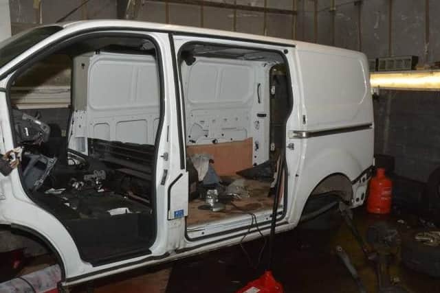 The van is believed to have been stolen from Wigan