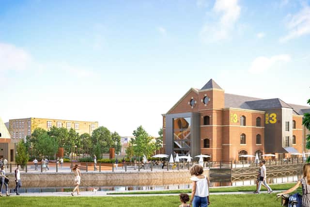 An artist's impression of the Wigan Pier revamp