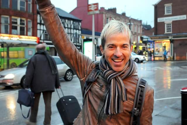Limahl at Wigan North Western railway station