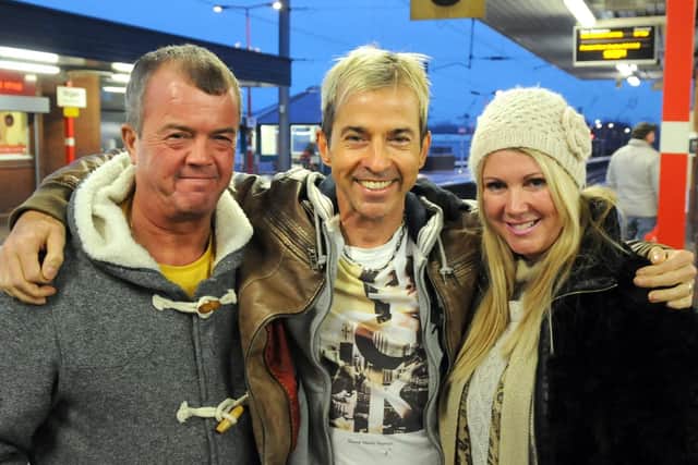 Limahl with his brother Paul and sister Caroline