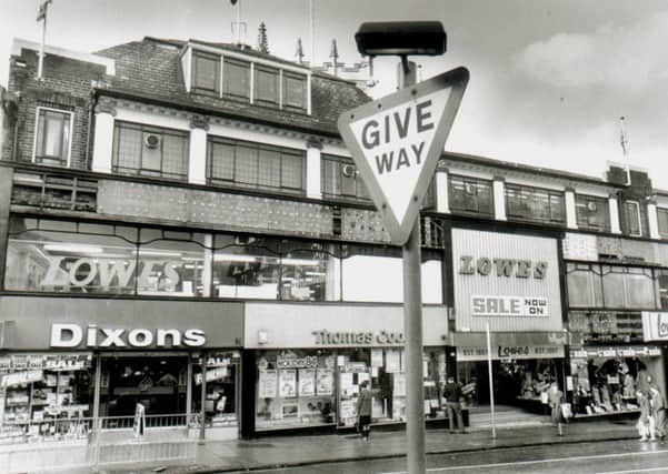 Lowe's Store in Market Place before it was demolished in the 80s