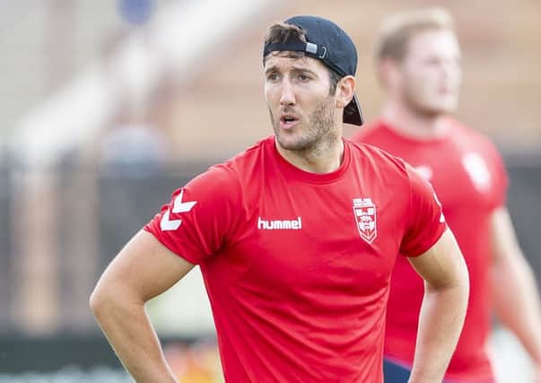 Stefan Ratchford in training for England