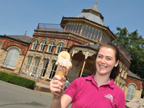 Frederick's ice cream parlour manager Emma Townson