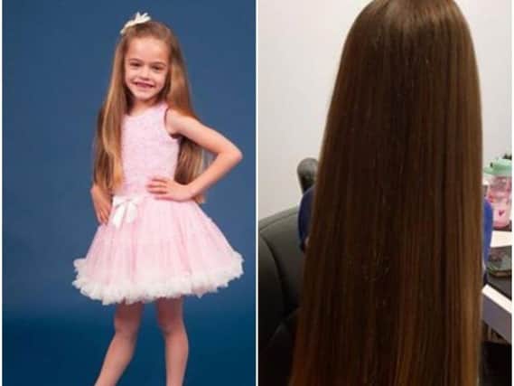 Neveah Pointer is having her long hair cut off and sent to a charity which uses hair to make wigs for children having chemotherapy