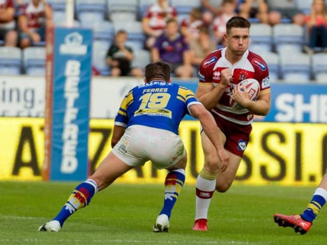 Joe Greenwood on the run for Warriors