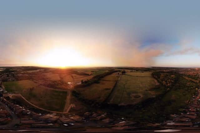 Rivington Moor on fire