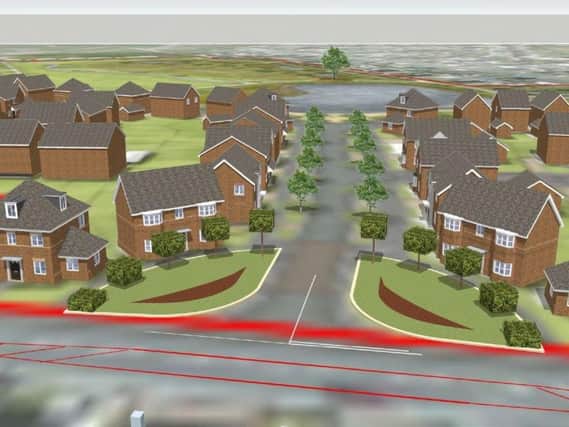 The Northleigh development which could bring 1,700 homes and 50,000 square metres of employment land