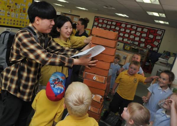 Students from South Korea visit Nicol Mere Primary school