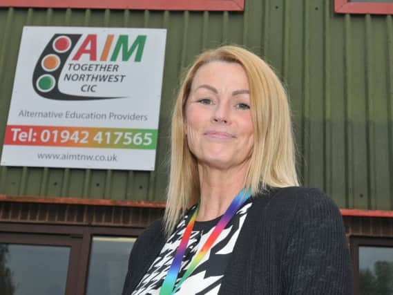 Sue Astley of Aim Together North West. The company, who helped troubled youngsters, has been wound up