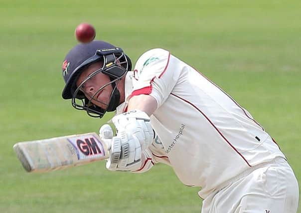 Alex Davies saw Lancashire home safely at Leicestershire Foxes
