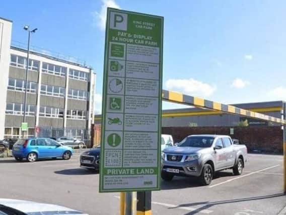 The car park where motorists say they are being conned