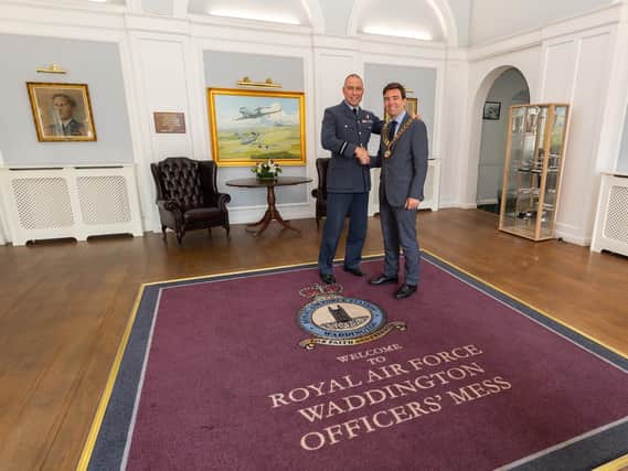 Andy Burnham receiving his formal chain of office at todays Rugby Football League Council meeting