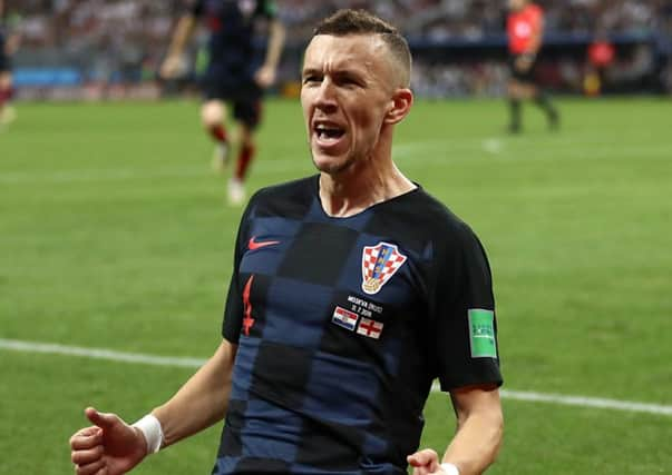 Inter Milan's Croatian midfielder Ivan Perisic