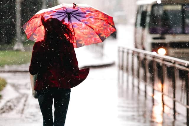 Sunday will see heavy rain and coastal gales throughout the region.