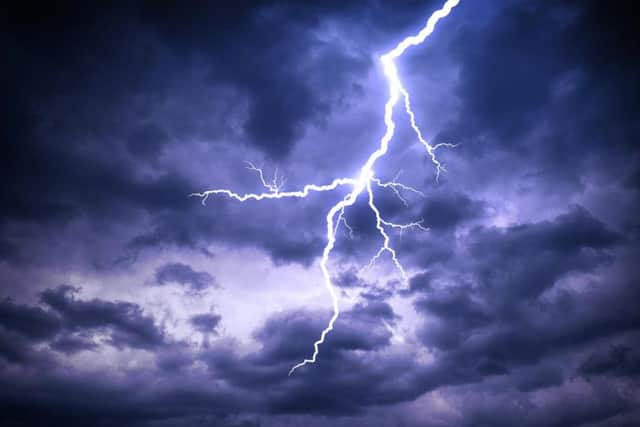 The odd thunderstorm is expected over the Pennines today and tonight, with the north-west currently set to see rain in various areas this evening