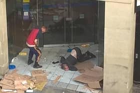 Rough sleeping in Wigan town centre