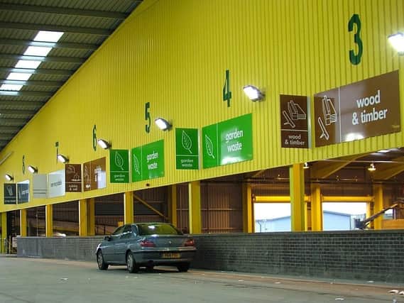The Kirkless household waste recycling centre