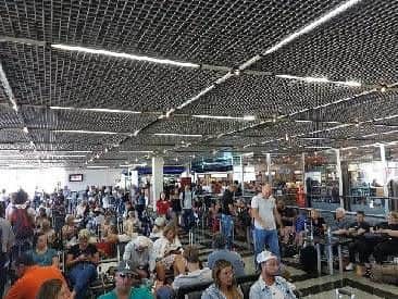 One of the waiting areas at Split Airport