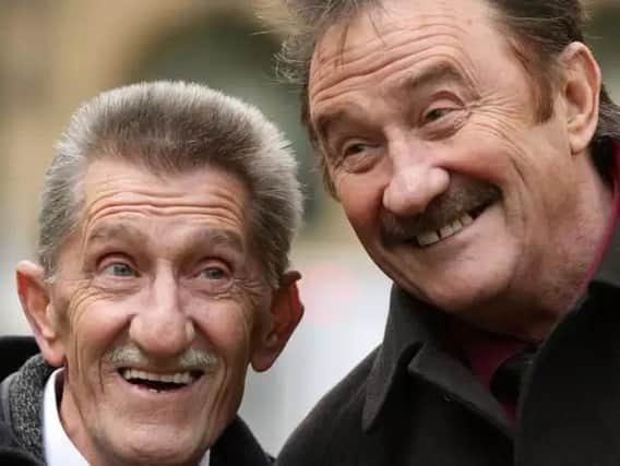 The Chuckle Brothers, Barry (left) and Paul Elliott (Image: Yui Mok/PA Wire)

Read more at: https://www.lep.co.uk/news/entertainer-barry-chuckle-one-half-of-comedy-duo-the-chuckle-brothers-has-died-aged-73-1-9285453