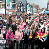 Crowds at last year's Wigan Pride