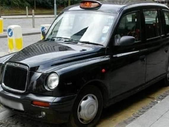 A black cab