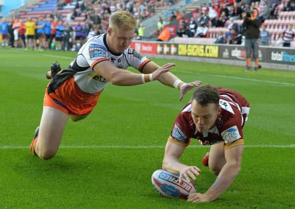 Liam Marshall crossed for his 17th try of the season