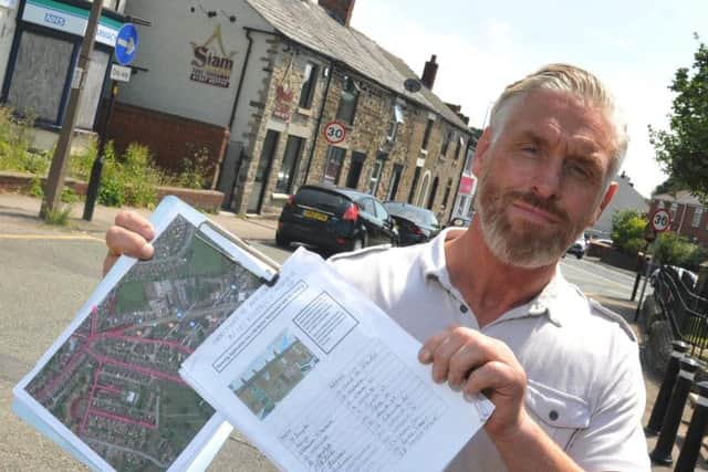 Peter Sedgwick and other Standish residents opposed the plans