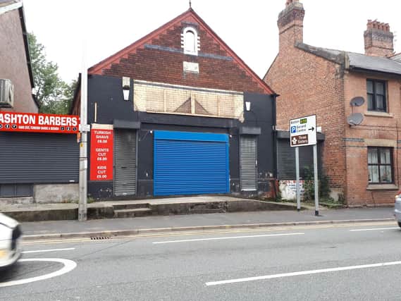 The former Extra Food and Booze store in Ashton