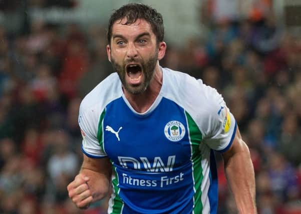 Will Grigg has scored three goals for Wigan Athletic since their return to the Championship