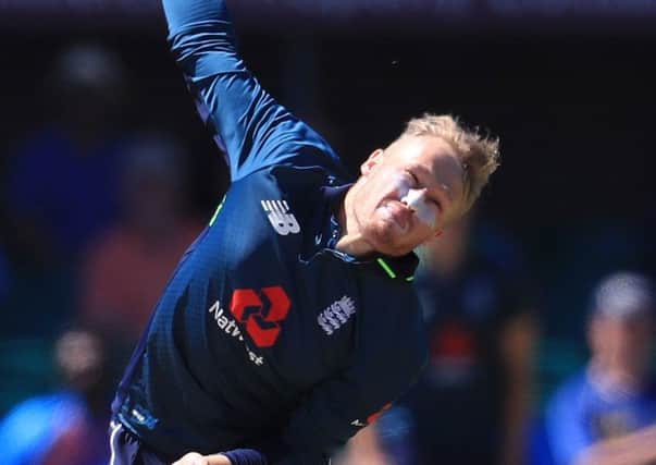 Matthew Parkinson in England Lions action