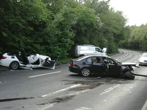 A serious injury crash in Wigan