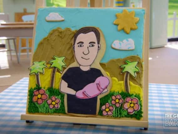 Dan created a biscuit baby