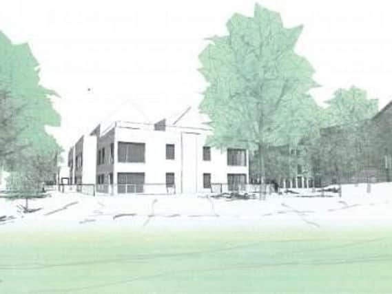 An artists impression of the proposed new care village at the  Sisters of Notre Dame convent in Parbold