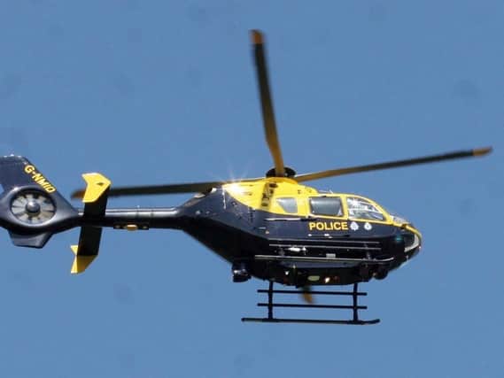 Police have apologised for helicopter chase