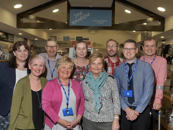 Staff at JAK Hanson celebrate their nomination in the retail experience section of the Lancashire Tourism Awards