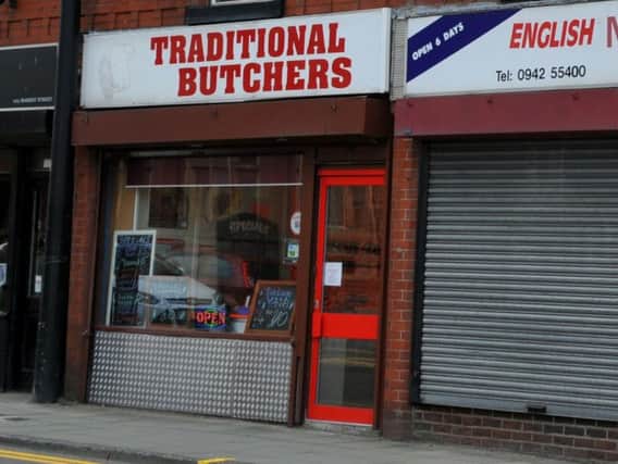 The butchers shop which could be turned into a drinking establishment with the creation of several jobs