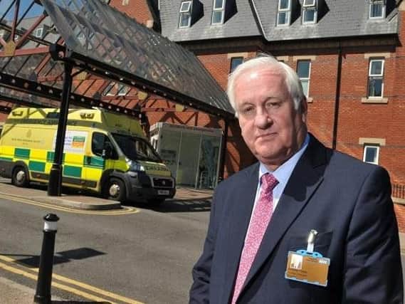 Hospitals trust chief executive Andrew Foster