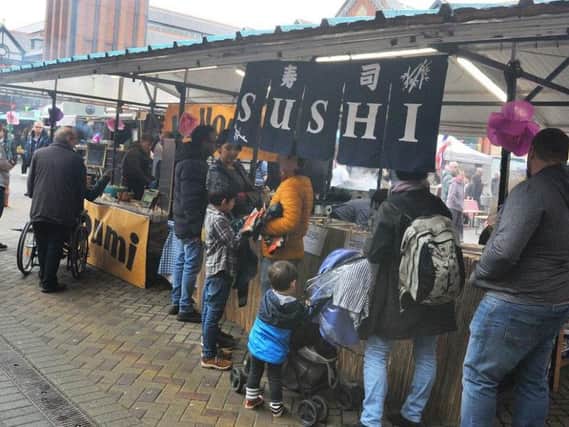 The Food Fest in Wigan town centre