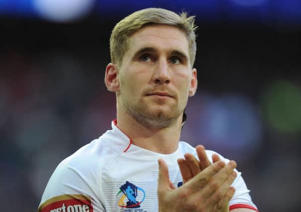 England's Sam Tomkins after the 2013 World Cup semi-final