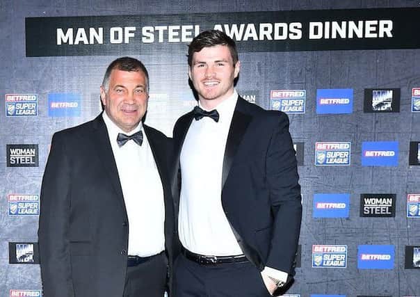 Shaun Wane and John Bateman at the Man of Steel dinner