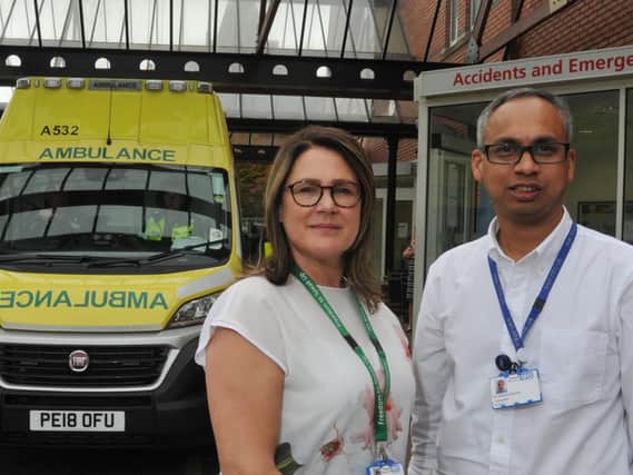 Mary Fleming, director of operations and performance, and Dr Shariq Ahmed, clinical director in A&E at Wigan Infirmary explain the plans for winter