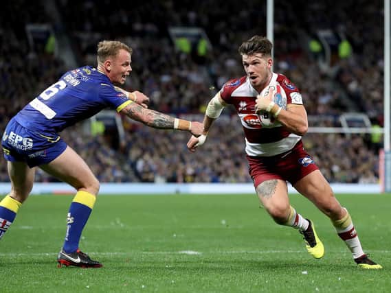 Oliver Gildart showed his class to send Dom Manfredi over for a try