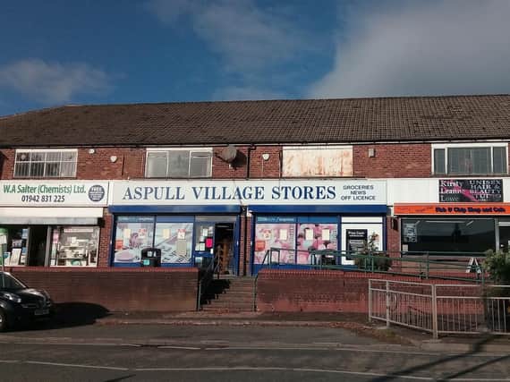 Aspull Village Stores was open as usual later on Monday morning, following an armed robbery
