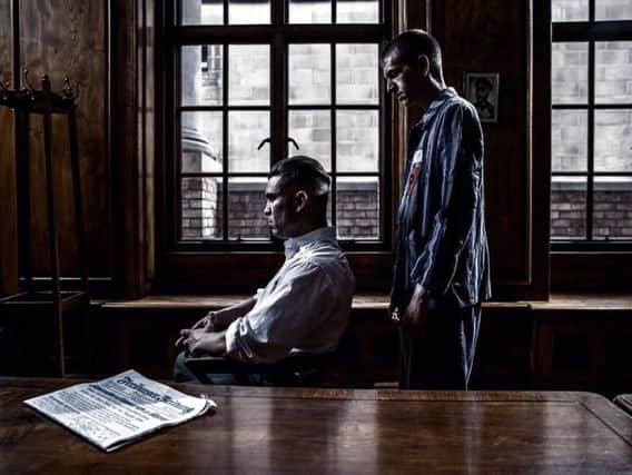 Actor Tarek Slater (right) in the powerful Holocaust short film Hope Dies Last by Ben Price