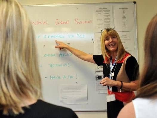Nicky Freaney at Wigan Jobcentre
