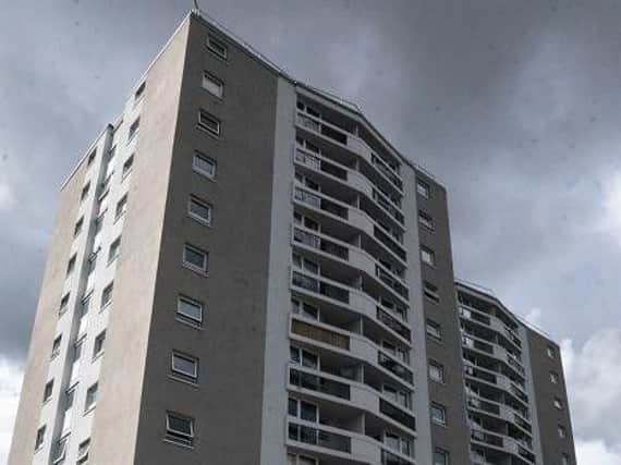 One of Scholes high-rise flats